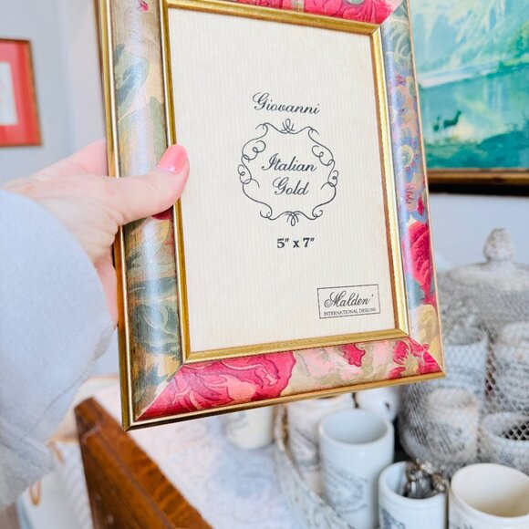 Vintage Giovani Italian Gold Hand Painted Frame - Picture 7 of 10